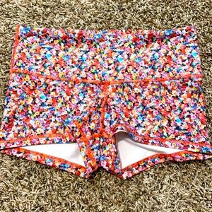 Lululemon floral shorts